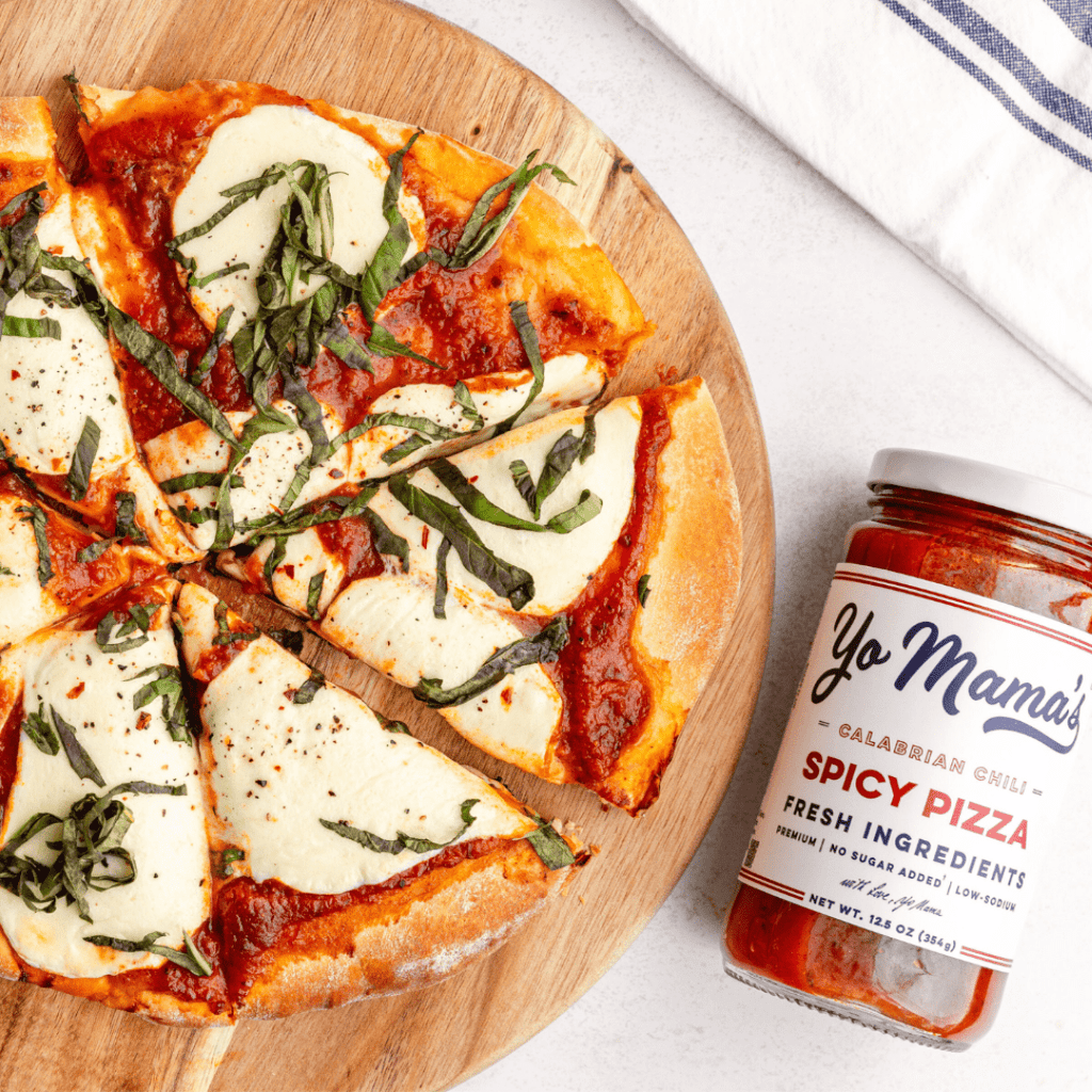 Spicy Margarita Pizza - Yo Mama's Foods